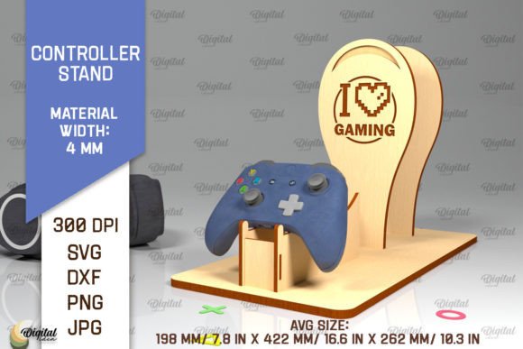 Download Controller Wooden Stand Laser Cut - Controller Collection