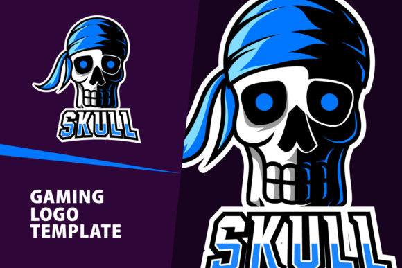Download Pirate Skull Mascot Gaming Logo Design - Logo Collection