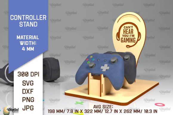 Download Controller Wooden Stand Laser Cut - Controller Collection